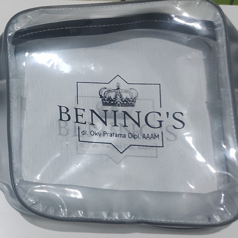 Benings Skincare Pouch Benings Indonesia Tas Benings Pouch Bening Skincare Benings