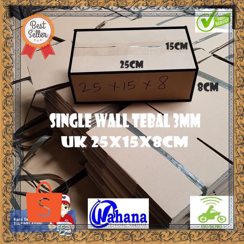 

Termurah Kardus Box Karton Polos Uk25x15x8 Kekinian