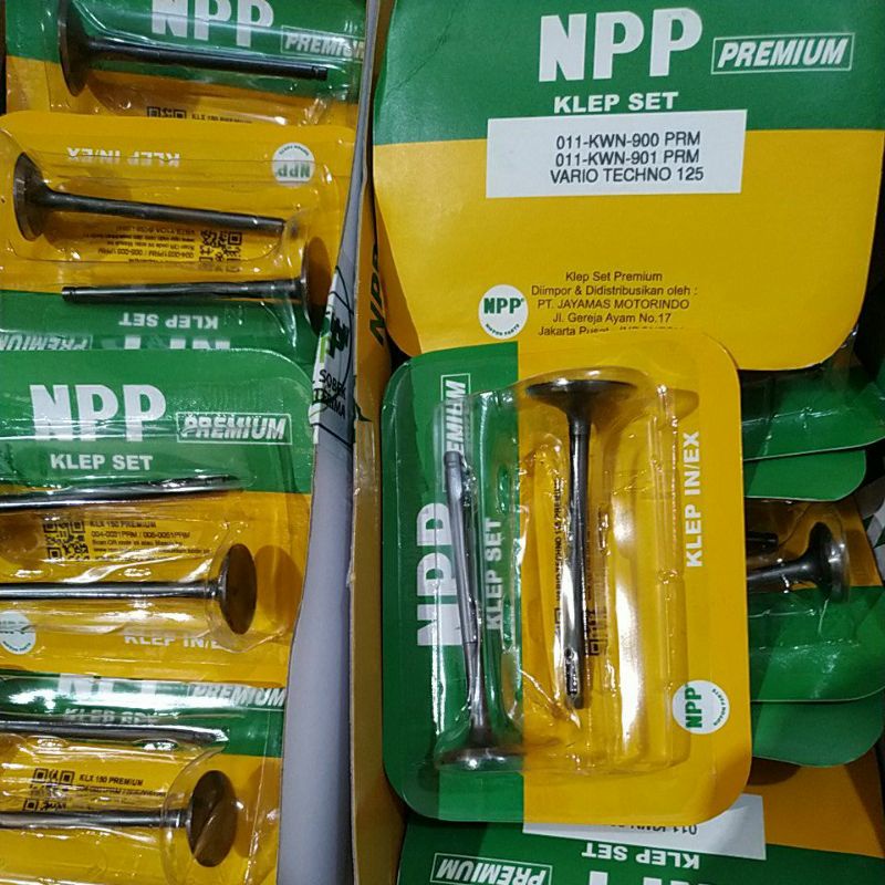 payung klep / klep set Vario techno 125 KWN NPP