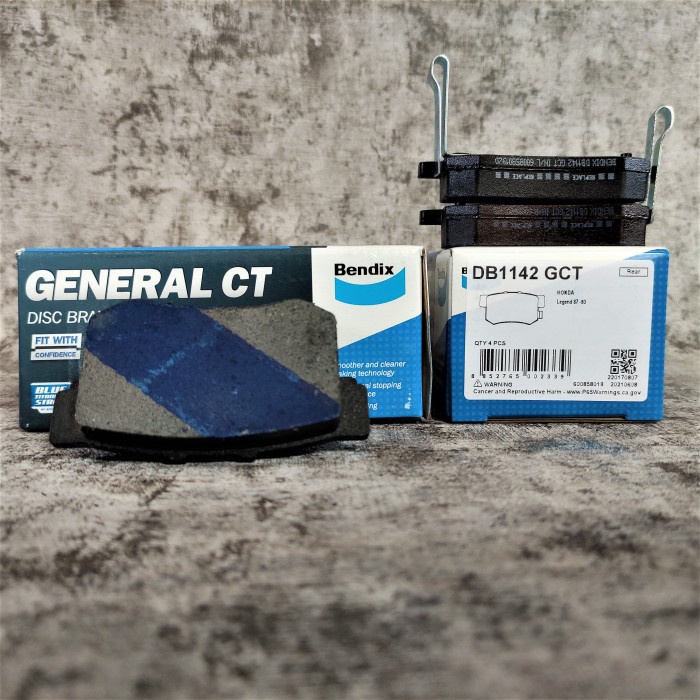 Kampas Rem Belakang Accord maestro Cielo BENDIX Brake Pad DB 1142 GCT