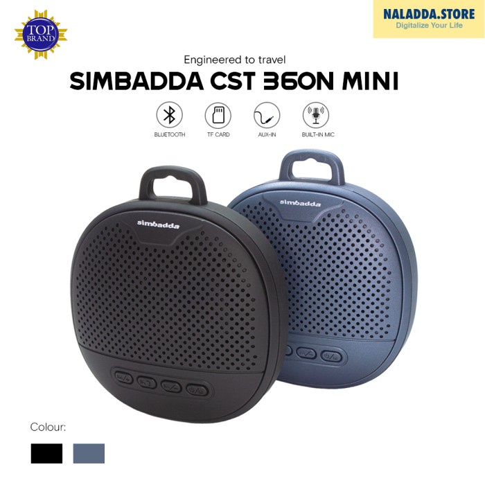 Simbadda Cst 360N Mini - Portable Bluetooth Speaker