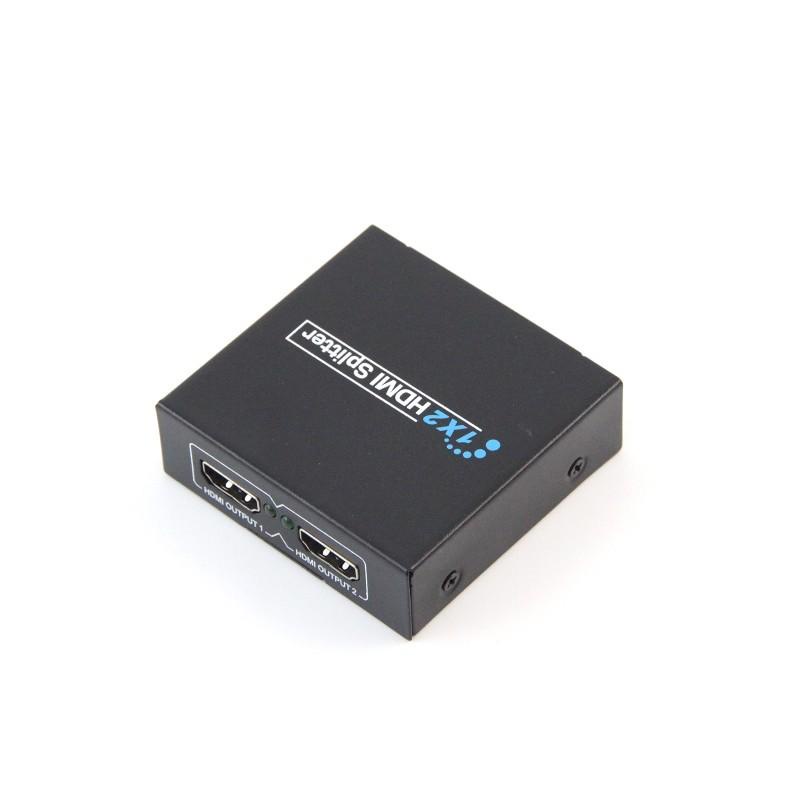 HDMI SPLITTER 1-2 SUPPORT VIDEO 3D FULL HD 1080P JARAK BISA SAMPAI 15 METER SPEED DATA TRANSFER 10.2 GBPS - TEKNO KITA