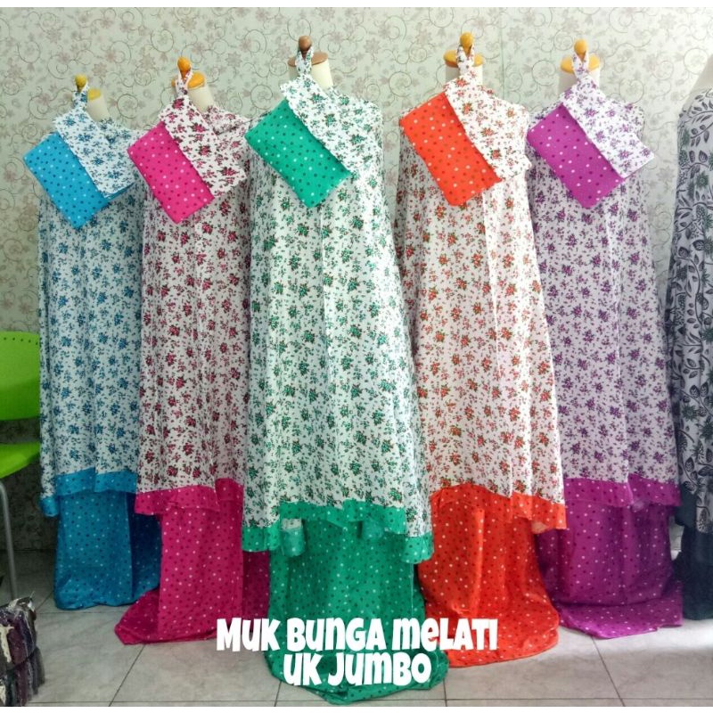 Mukena Motif Rayon Bali New Mukena Rayon Jumbo Murah