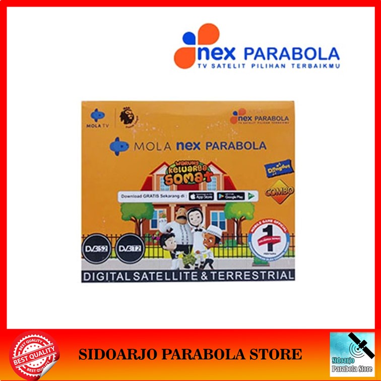 Nex Mola Parabola Combo Receiver Parabola & Set Top Box DVB-T2 Digital