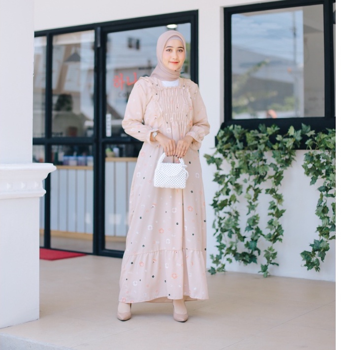 (RPA) GAMIS MELANISA BUSUI DRESS RAYON UNIQLO