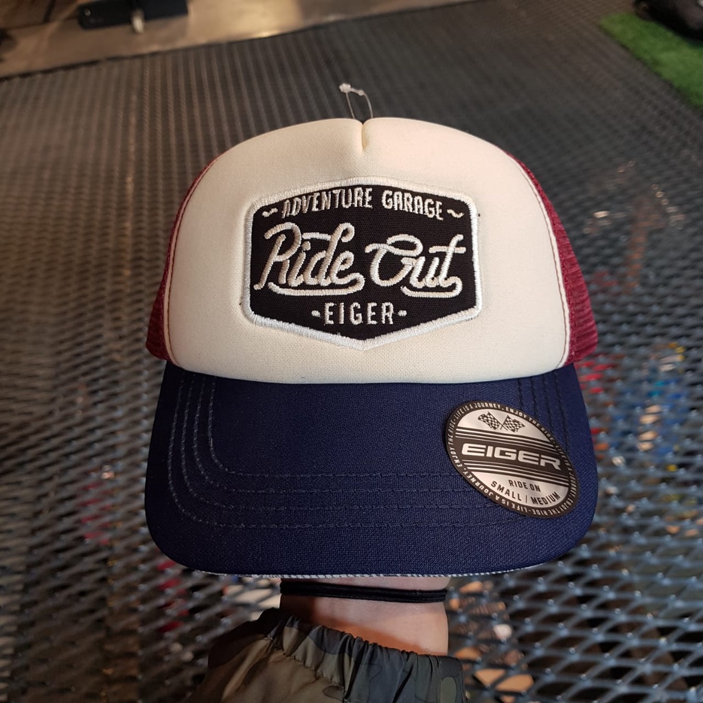 TOPI EIGER1989 PRIA SCAR RIDE GREEN/RED/NAVY 910003111 ORIGINAL - ADV