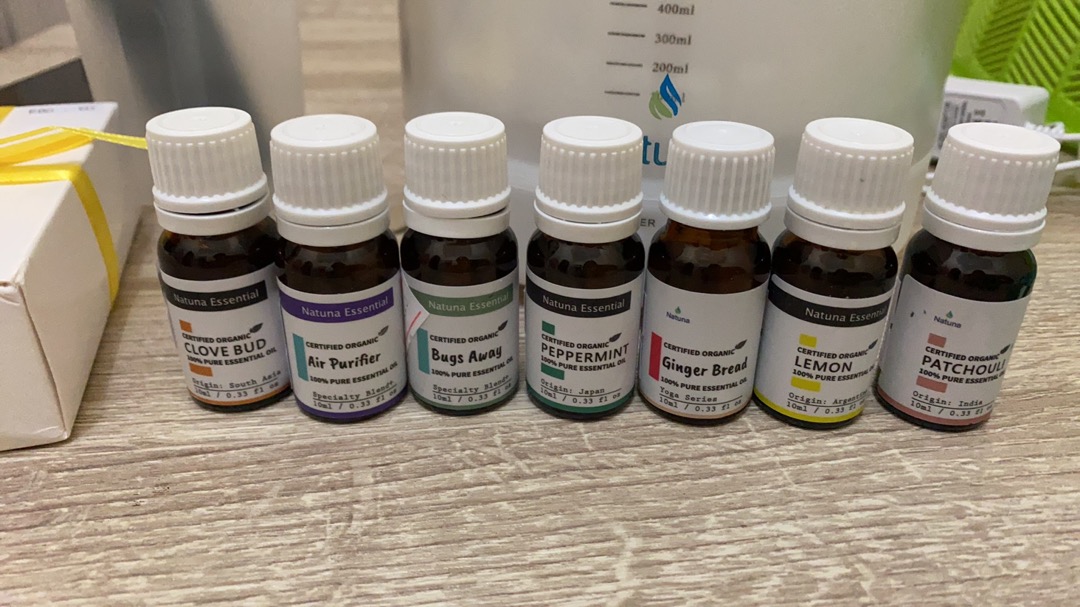 Natuna Ginger Bread Essential Oil Diffuser Humidifier Minyak Esensial Air Purifier Aromatherapy Oil