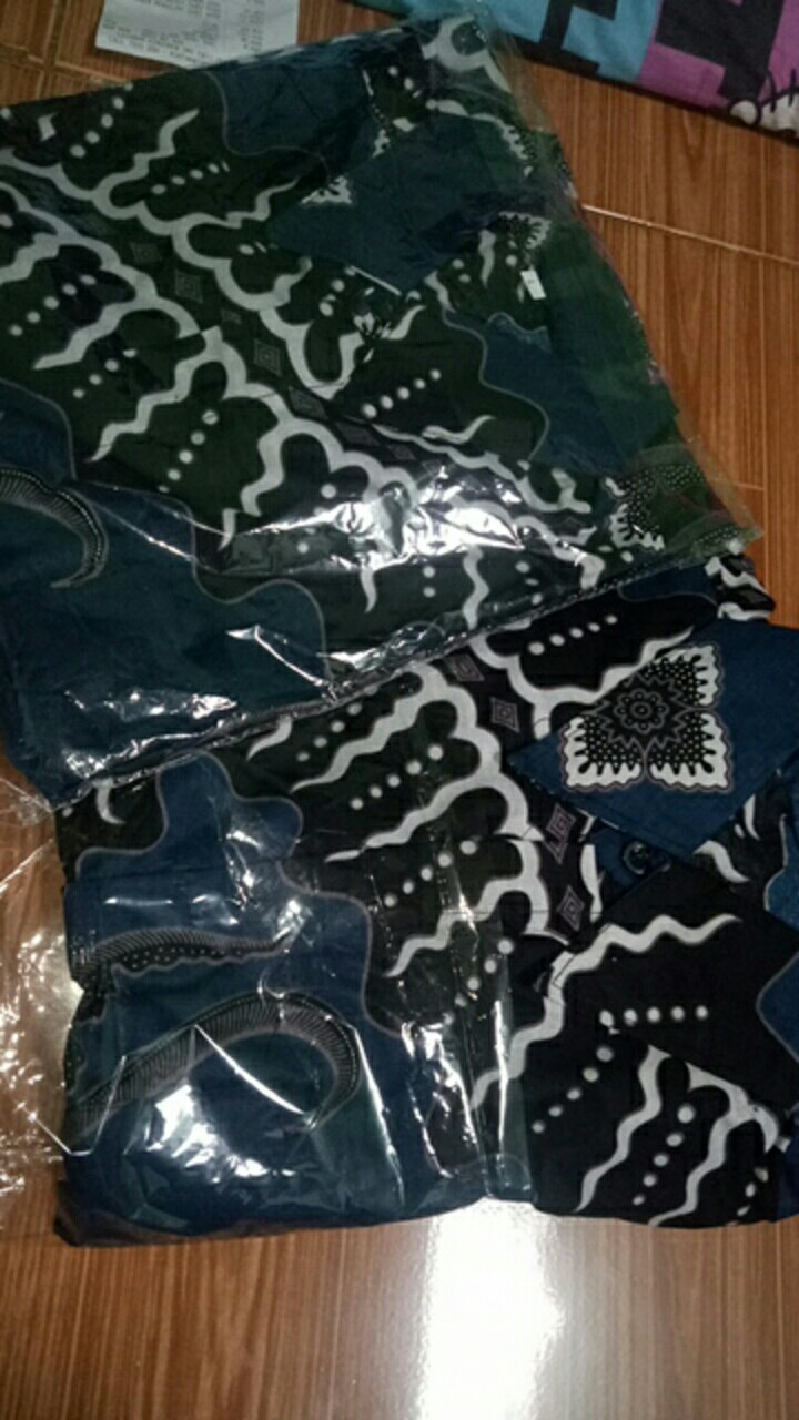 New Motif Kemeja Batik Pria Size M L Xl Xxl Bswart Batik Hrb026 Kenongo