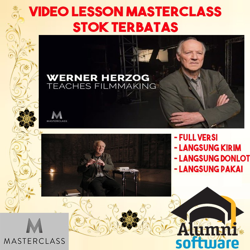 MasterClass Werner Herzog - Filmmaking VIDEO LIMITED EDITION