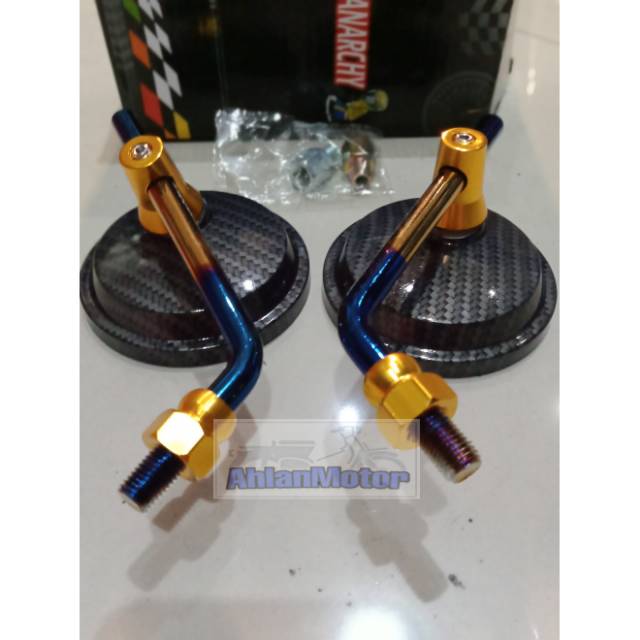 Spion Bulat Kecil Carbon /Spion Bulat murah /Spion aksesoris /Spion murah