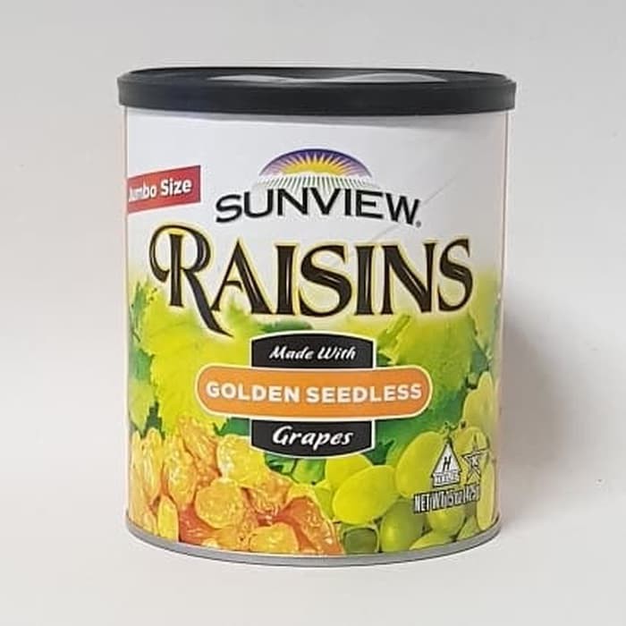 

SUNVIEW RAISINS GOLDEN SEEDLESS GRAPES 425 GR