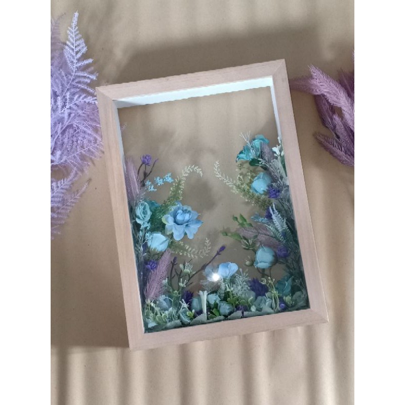 Flower Dry in Frame 3D 20x30x5cm