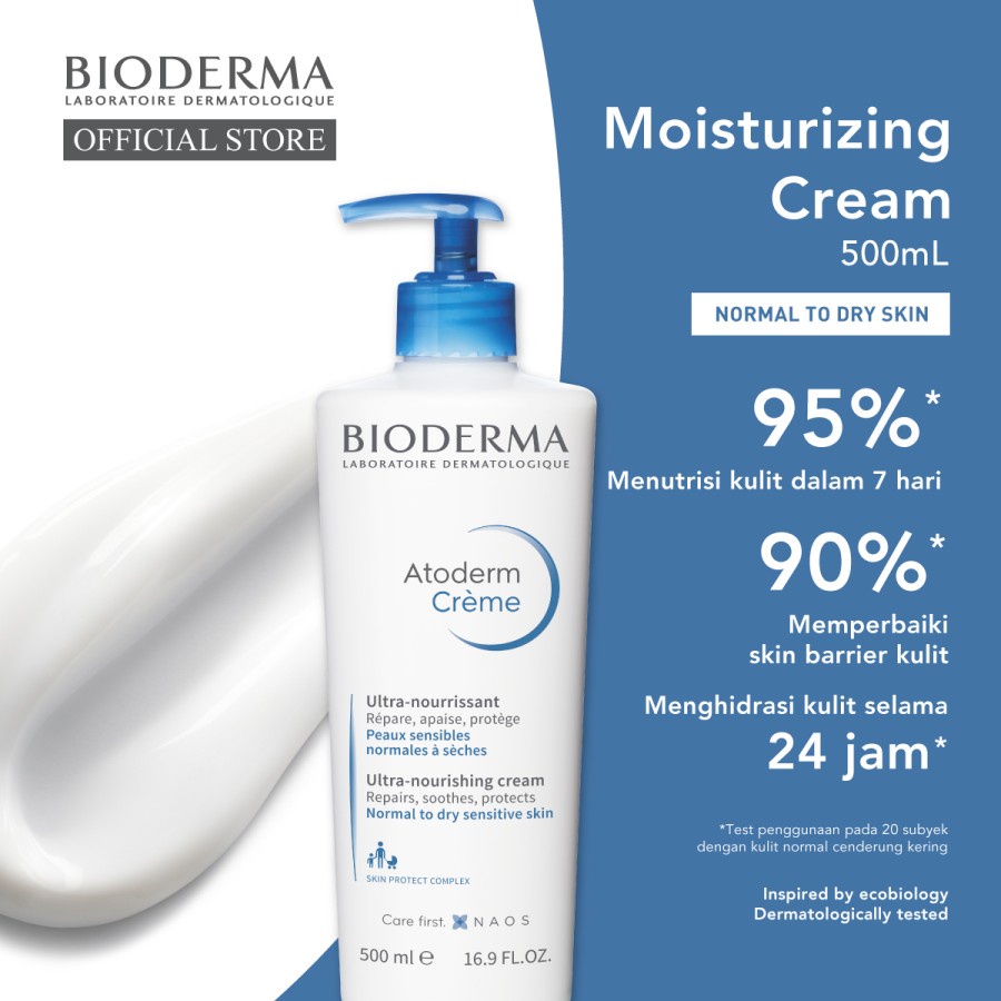 Bioderma Atoderm Creme 500 ml - Face / Body Moisturizer