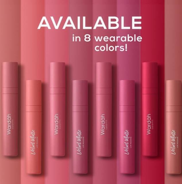 Wardah Colorfit Velvet Matte Lip Mousse no 01-14