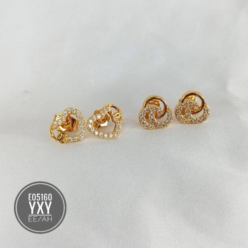 Anting Yaxiya Stud Zircon Mewah E05160