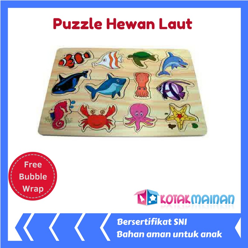Puzzle Hewan Laut