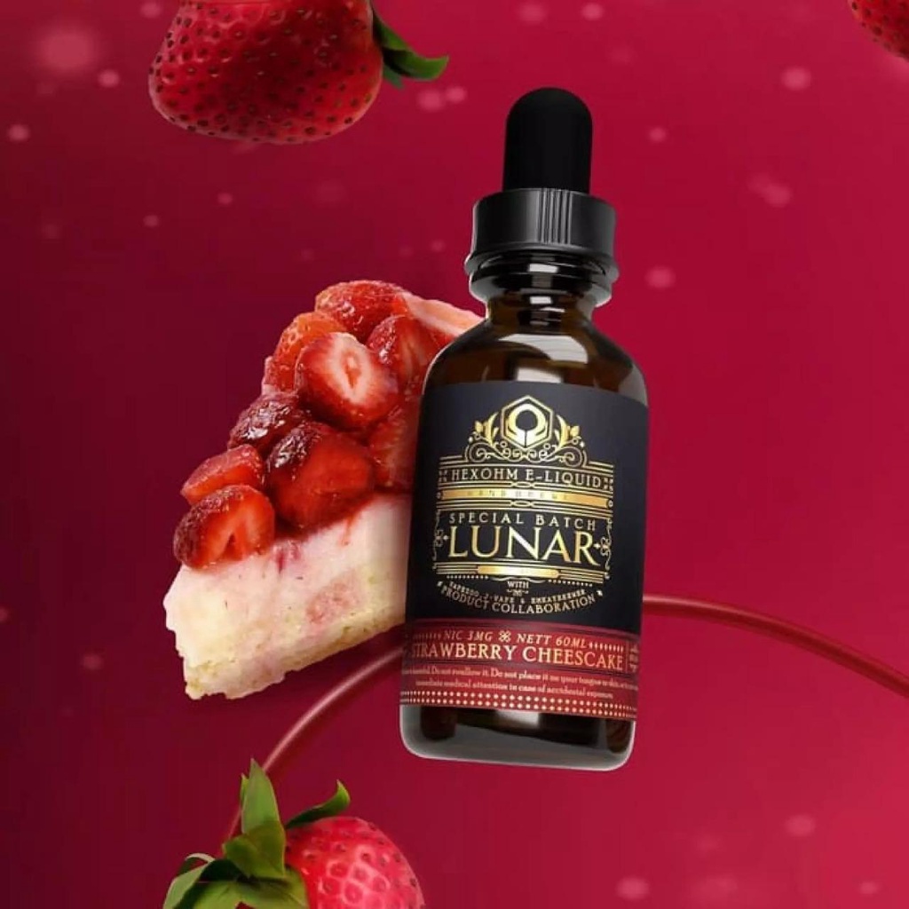 Jual Liquid Hexohm Lunar Strawberry Cheesecake 60ml By Vapezoo Shopee