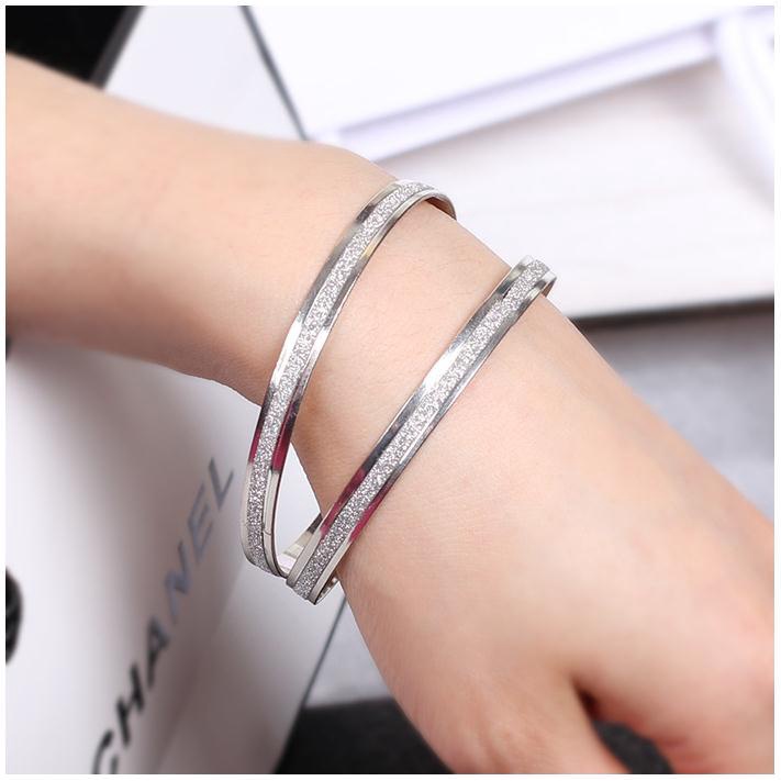 Gelang wanita bangle silver gold model korea terbaru lucu imut cantik bagus banget