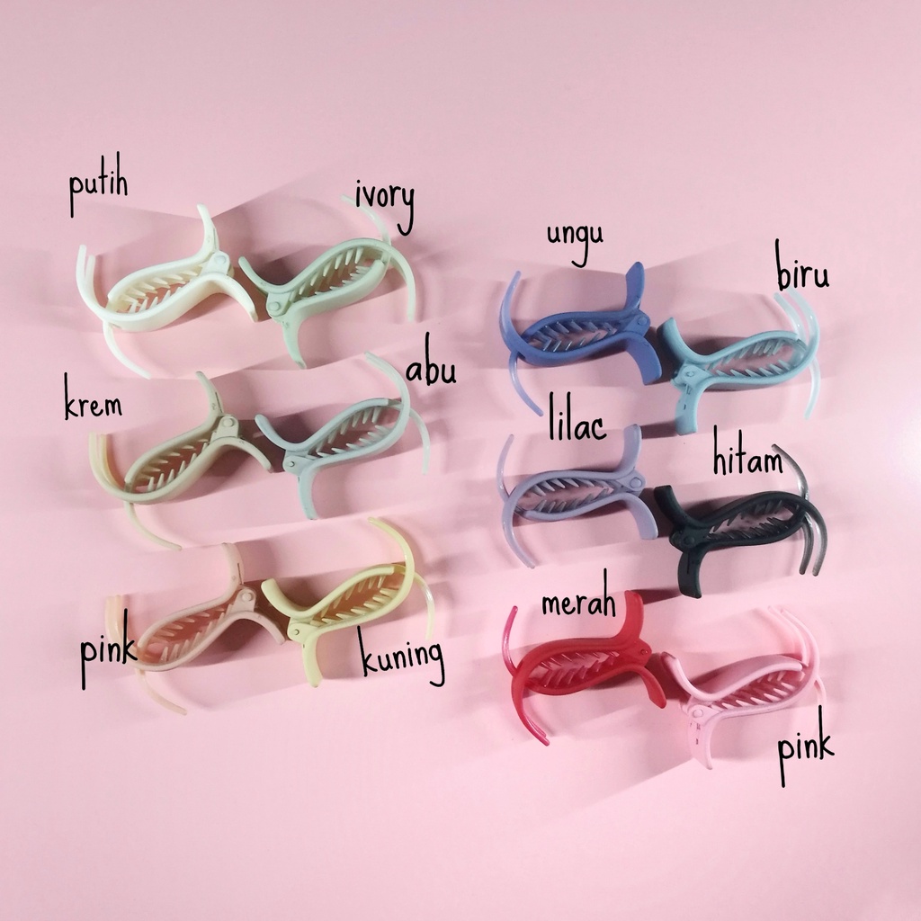 JEDAI IKAN MATTE DOFF IMPORT JEPITAN RAMBUT TARING 2+1