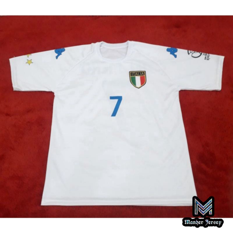 Jersey Italia Away 2002 Full Printing Custom
