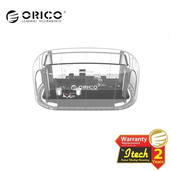 ORICO 6139U3 2.5/3.5 inch USB 3.0 Harddisk Docking Transparant