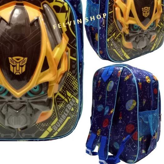 ✧ Tas Ransel Sekolah Anak Laki laki TK BUMBLEBEE K MIKA LED ➴