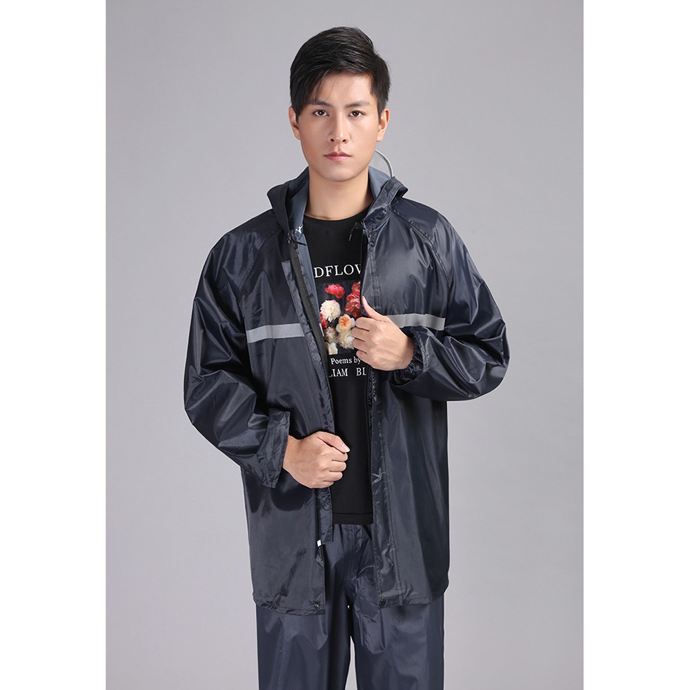 SDUI Pole Jas Hujan Motor Size XXXXL T1 Black By Pro