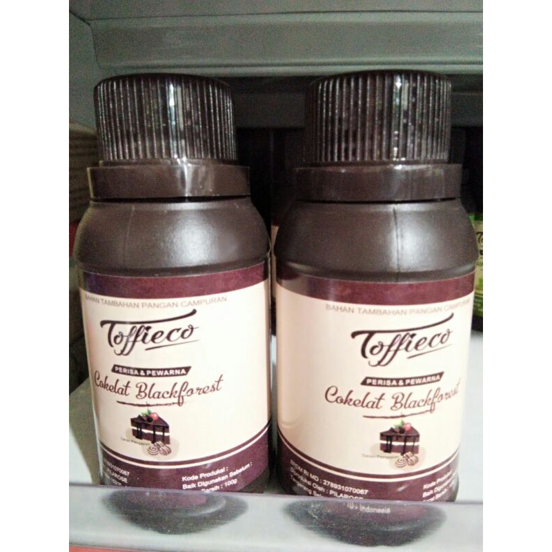 

toffeico perisa dan pewarna black forest 100 gr