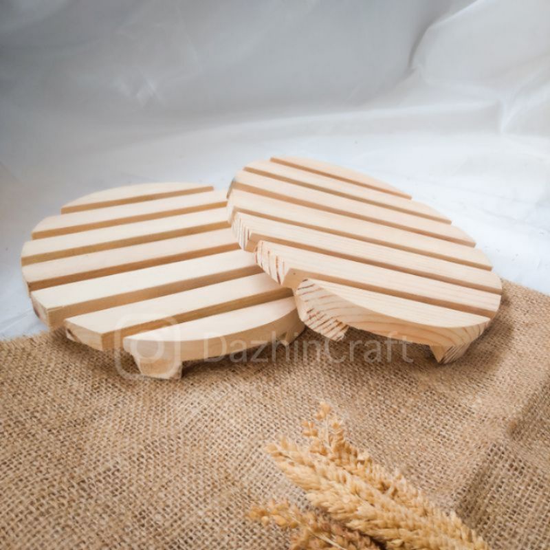 Tatakan / Alas Anti Panas, Bahan Kayu Pinus