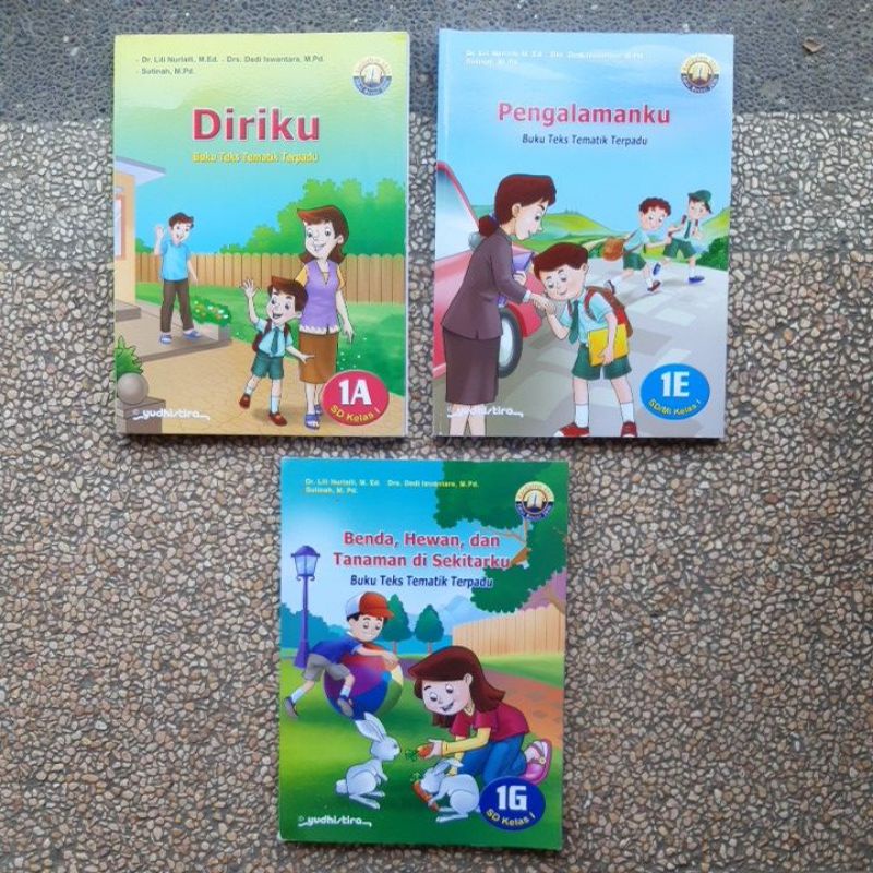 [ ORi ] buku Tematik Sd Kelas 1.1a.1e.1g revisi kurikulum 13.Yudhistira Baru