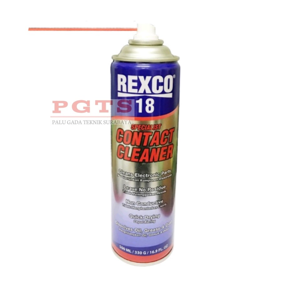 Rexco 18 Contact Cleaner 500ml / Electronic Contact Cleaner Rexco 18