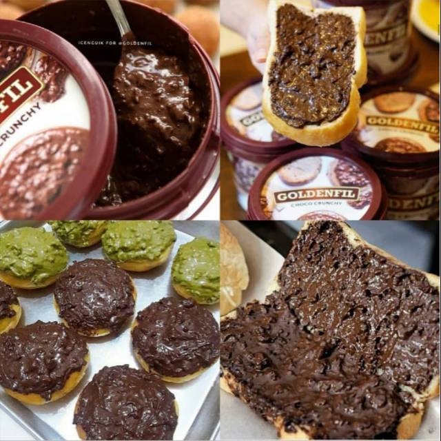 

Selai Goldenfill coklat crunchy 1kg