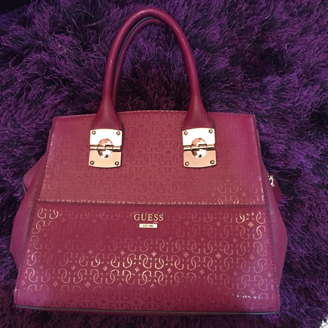Magenta Guess Bag Original