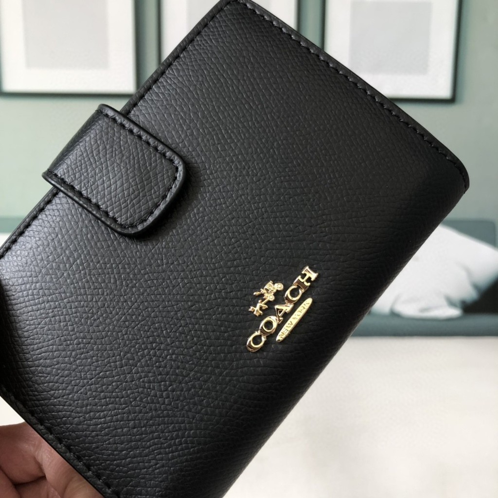 (SameDay Grab) 53562 53436 COACH Ladies folding purse card bag pocket wallet