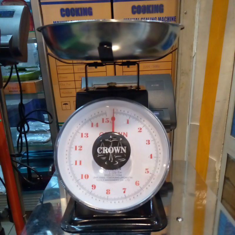 Timbangan Duduk jarum 5kg-10kg/Timbangan Sayur/Timbangan Ikan 5kg-10kg