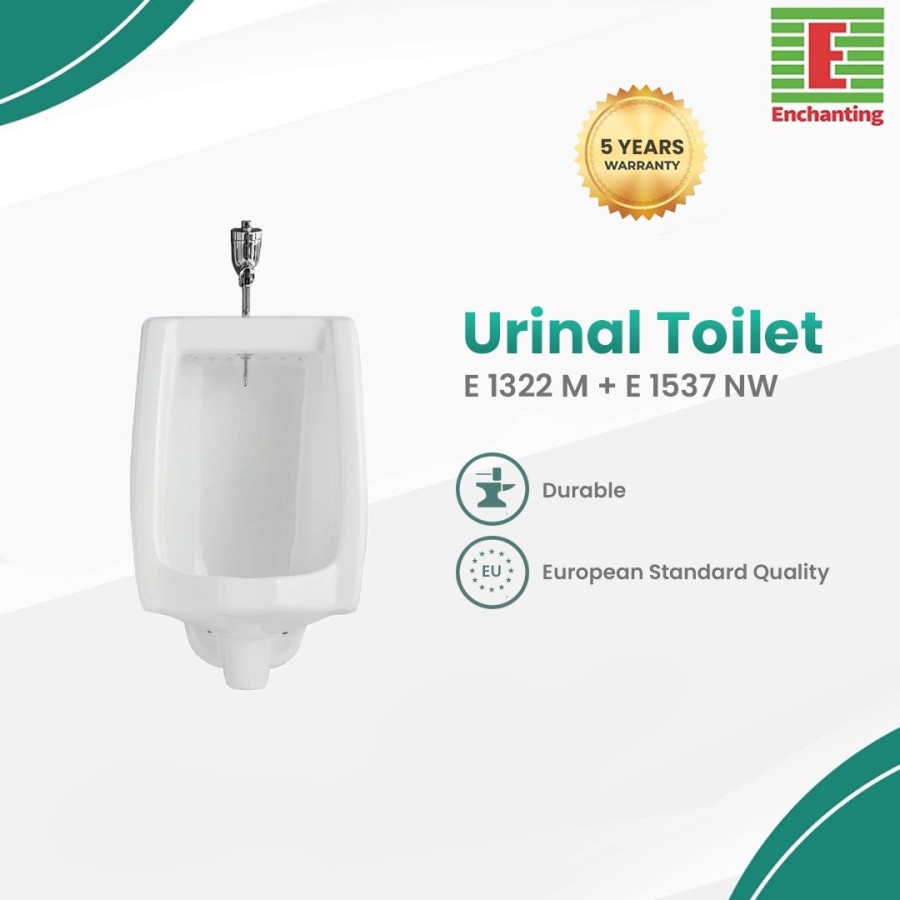 Urinal Toilet Europe Enchanting E1322M+E1537NW