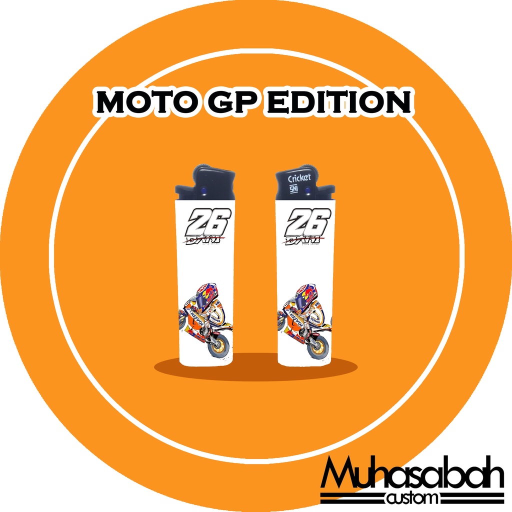 Moto GP Edition Korek Api Cricket Custom Gambar Unik Murah