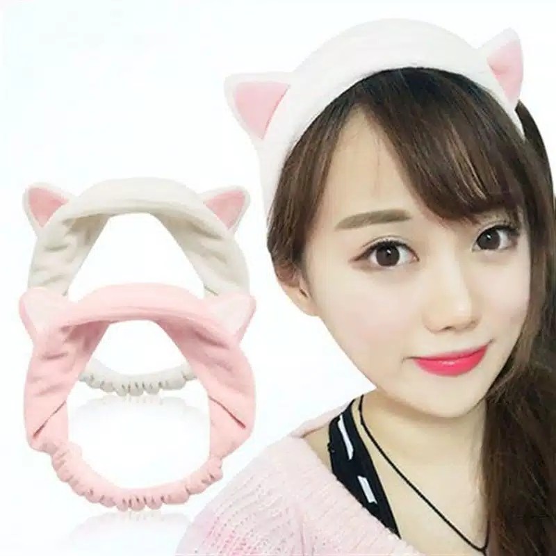 Korean Cute Hairband Wash Face Makeup Hair Band Hair Accessories KARET PEMBERSIH MUKA