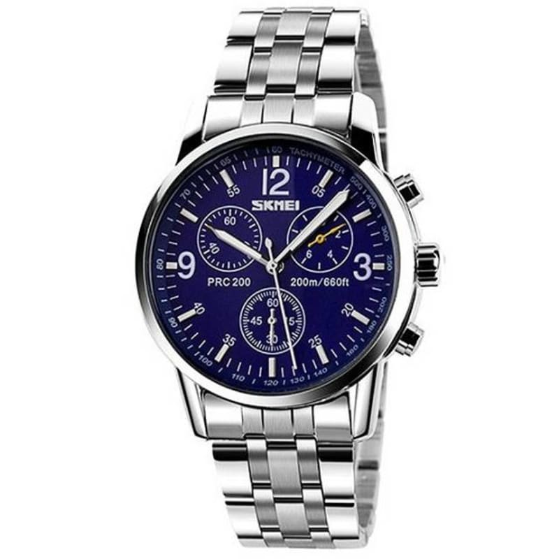 SKMEI 9070 Jam Tangan Pria Fashion Business Quartz Men