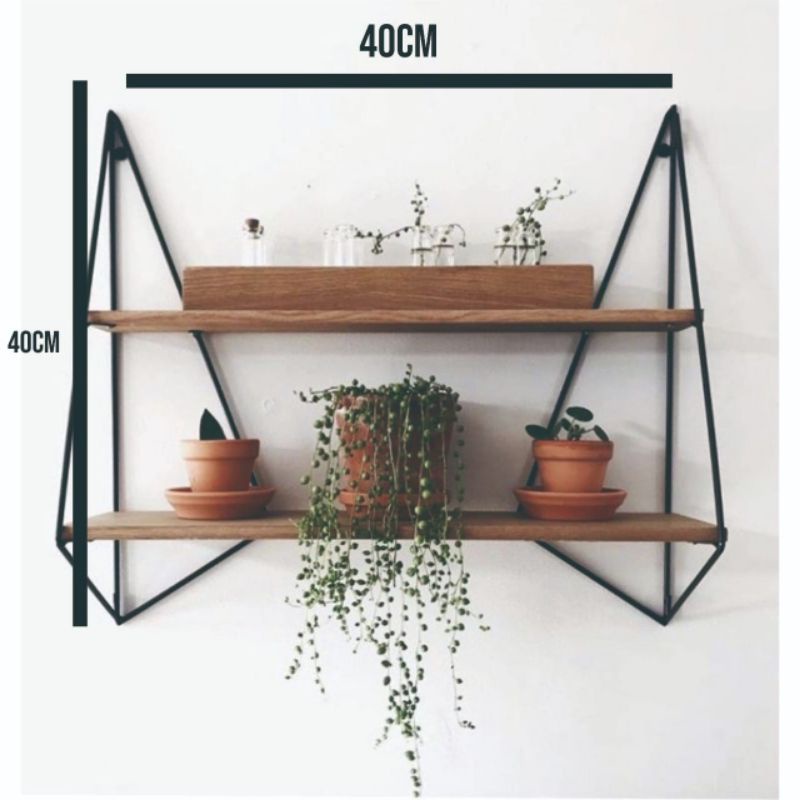 Hiasan Dinding Besi / Hiasan Dinding Kayu / Rak Dinding Kayu / Dekorasi Rumah / Dekorasi Dinding / R