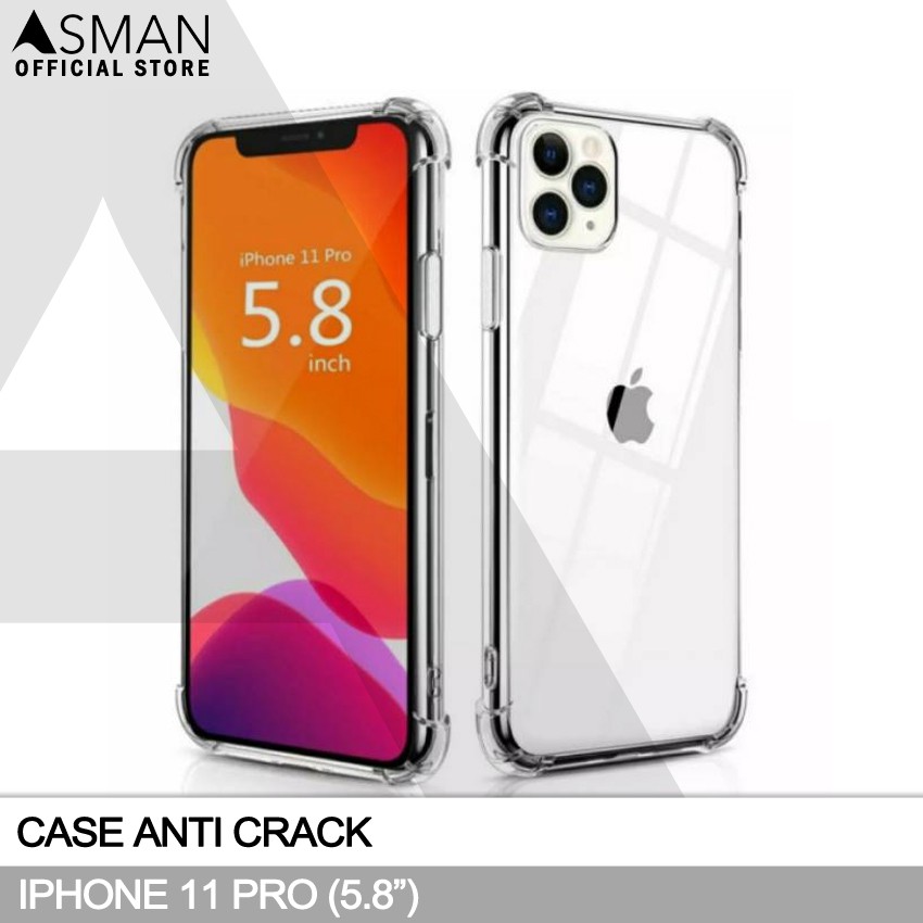 Anti Crack iPhone 11 Pro (5.8&quot;) | Softcase Anti Bentur - Clear