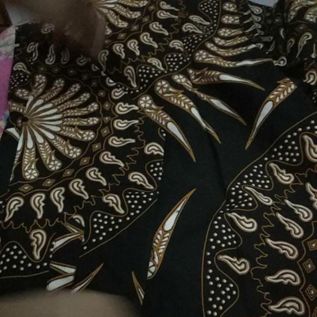 Batik Solo Kemeja Batik Pria Lengan Pendek Lapis Furing Gardha Navy Anjani Produsen Premium Konveksi