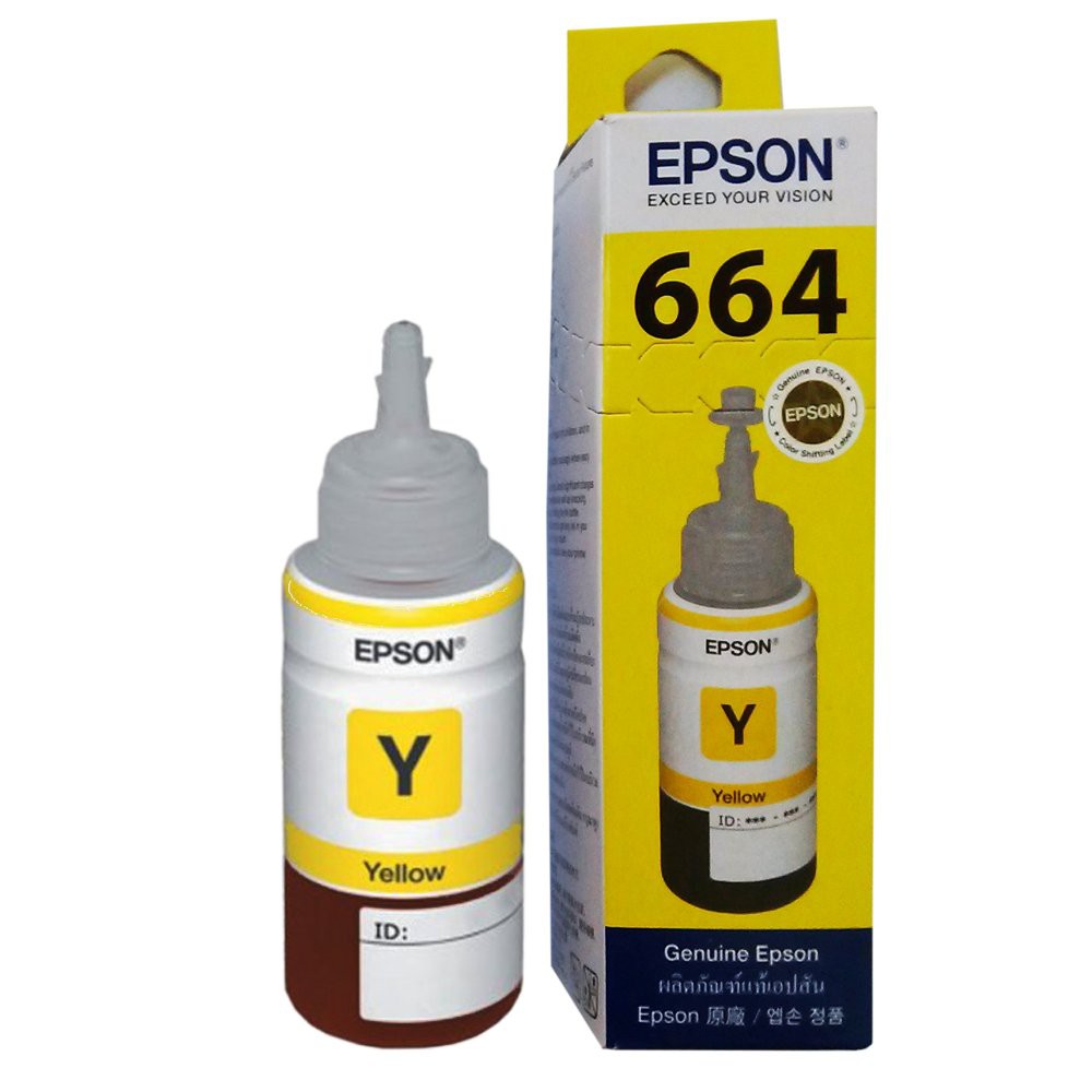 TINTA EPSON T06644 Yellow ORIGINAL KEMASAN BARU