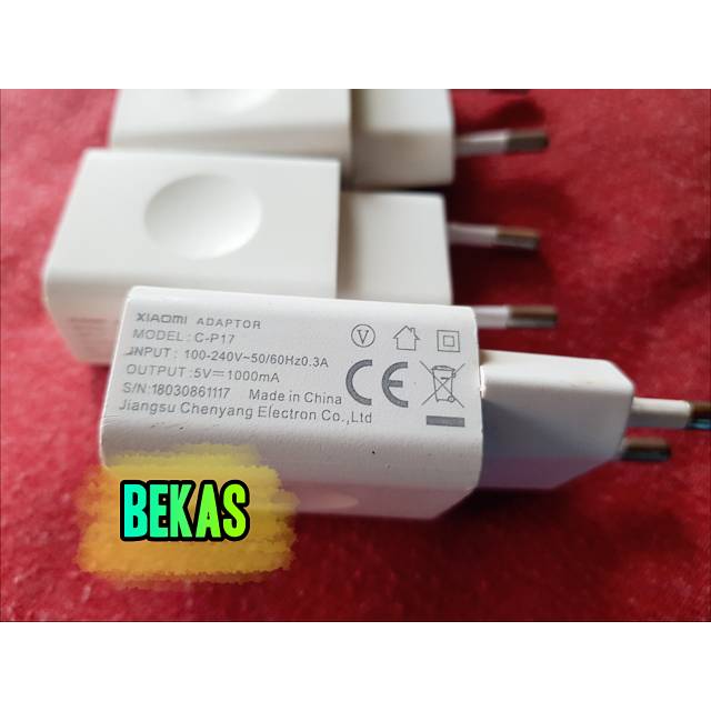Adaptor Xiaomi Redmi 1A Asli Copotan Original Bawaan Hp.100% Ori Cabutan Bekas