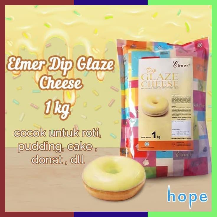 

Elmer Dip Glaze Cheese 1Kg Keju Cheese Packing Pabrik Standar Packing