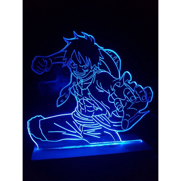 Lampu Akrilik Luffy/Lampu Hias Anime/Lampu Hias One Piece