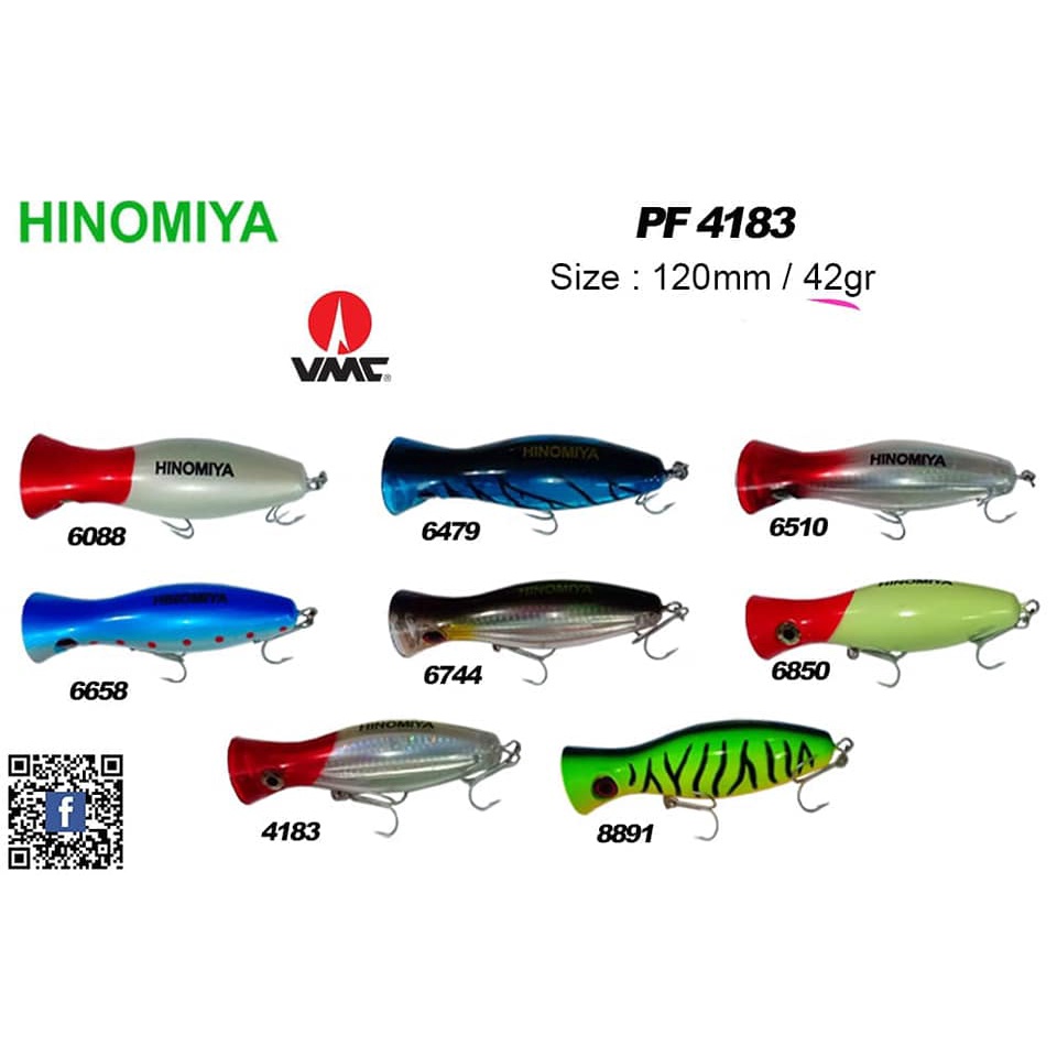 Lure POPPER HINOMIYA PF-4183 (12cm / 42gram) TOP WATER