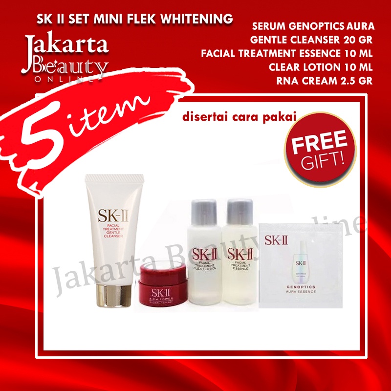 SK-II SKII SK II SK2 PAKET MINI FLEK/WHITENING LENGKAP PEMULA