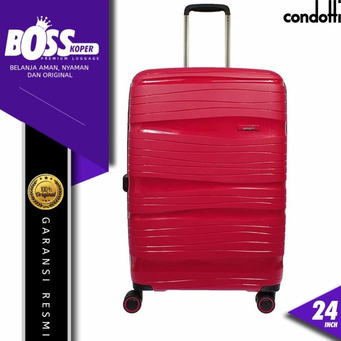 KOPER 24 INCH CONDOTTI (63126) HARDCASE TSA BISA EXPAND DI PERBESAR DDF2354354