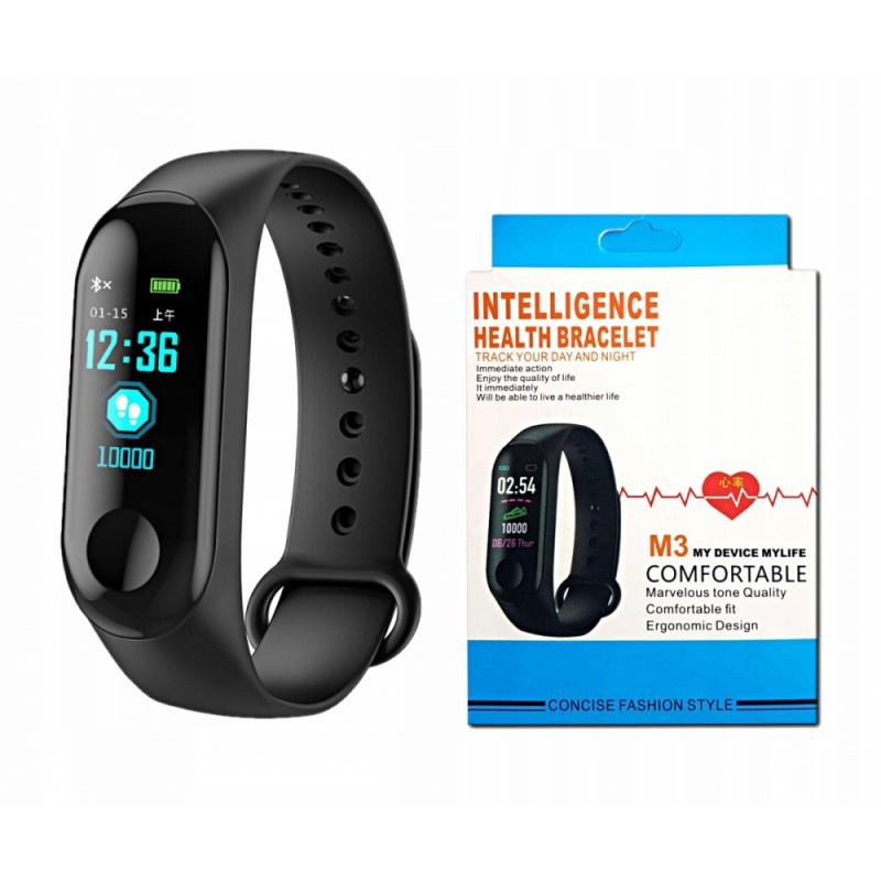 Intelligence Health Bracelet M3 smart watch Jam Tangan